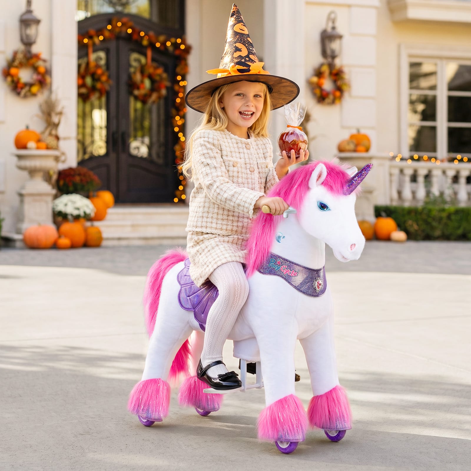 Unicorn Ride-On Toy - Age 4–7