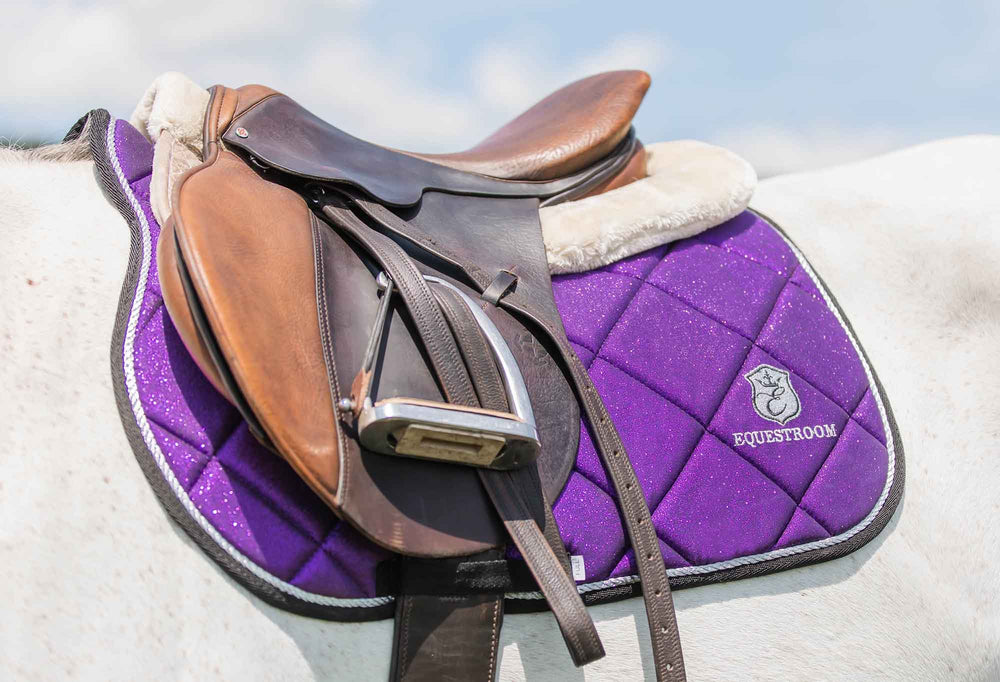 Purple Amethyst Saddle Pad - Equine Exchange Tack Shop