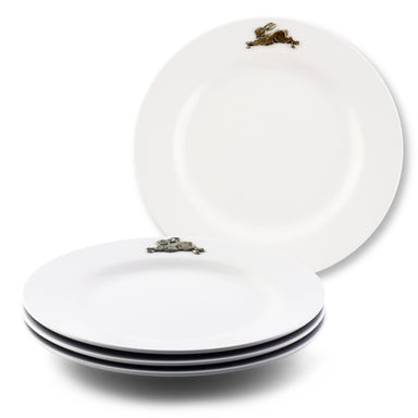 Bunny / Rabbit Melamine Lunch Plates - Set of 4 - Equine Exchange Tack Shop