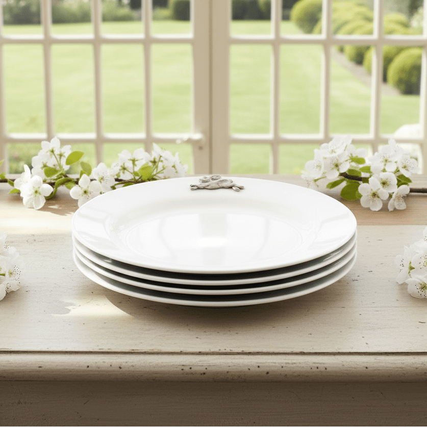 Bunny / Rabbit Melamine Lunch Plates - Set of 4