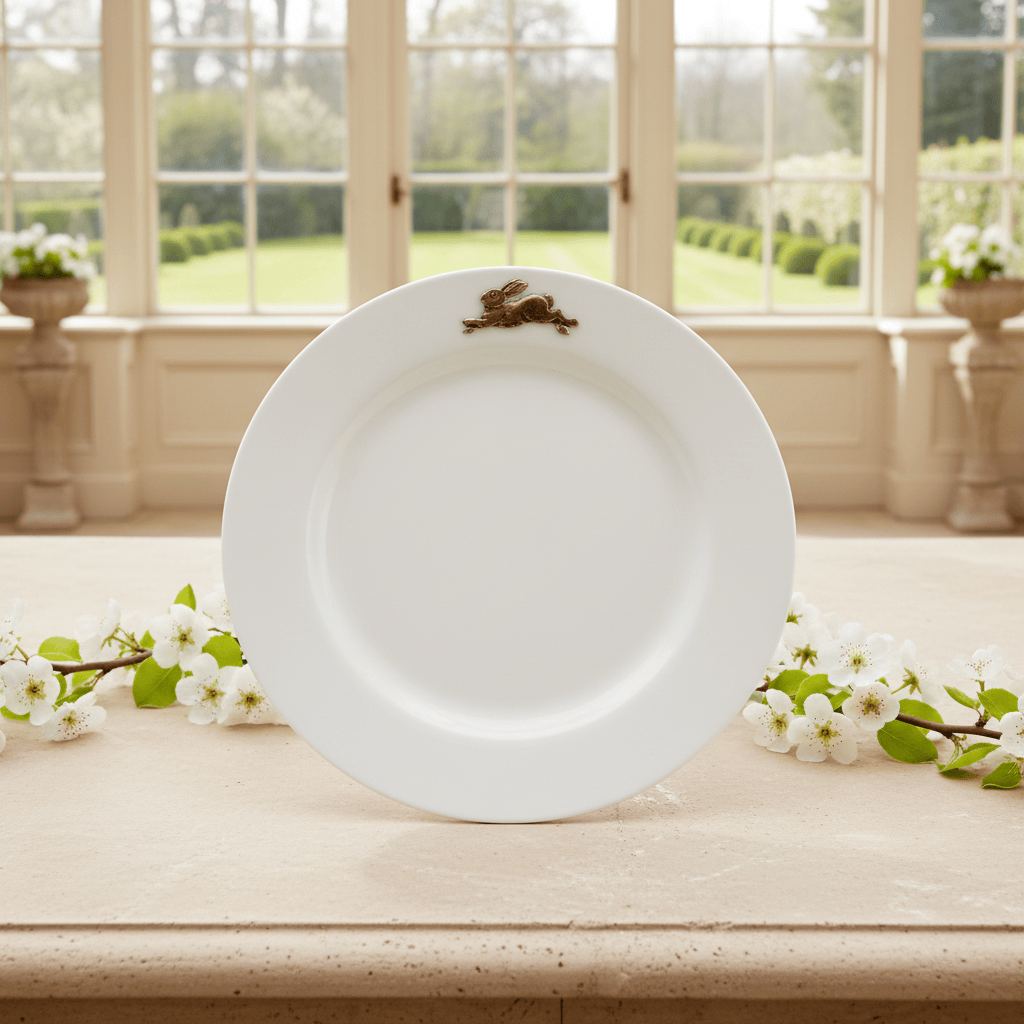 Bunny / Rabbit Melamine Lunch Plates - Set of 4
