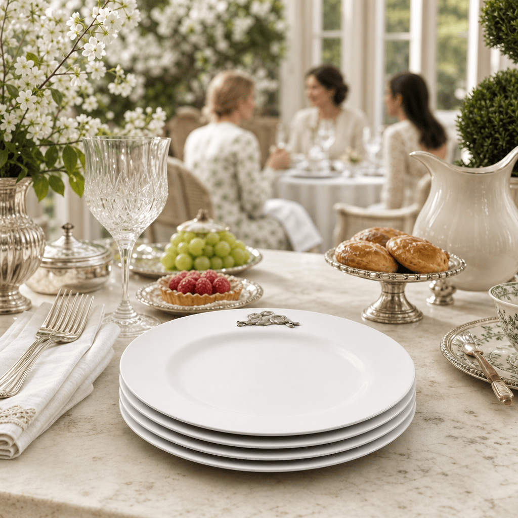 Bunny / Rabbit Melamine Lunch Plates - Set of 4