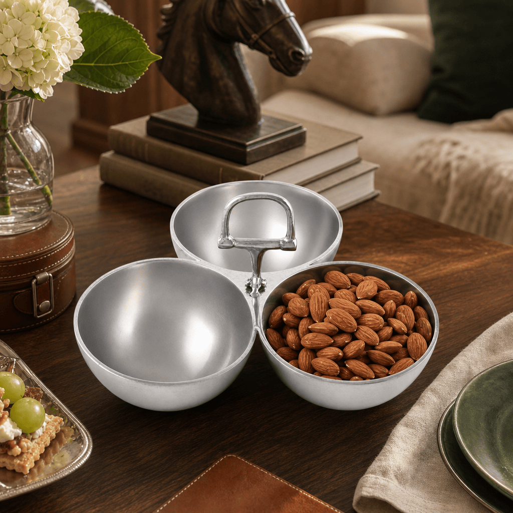Equestrian Bit 3 Nut Bowl