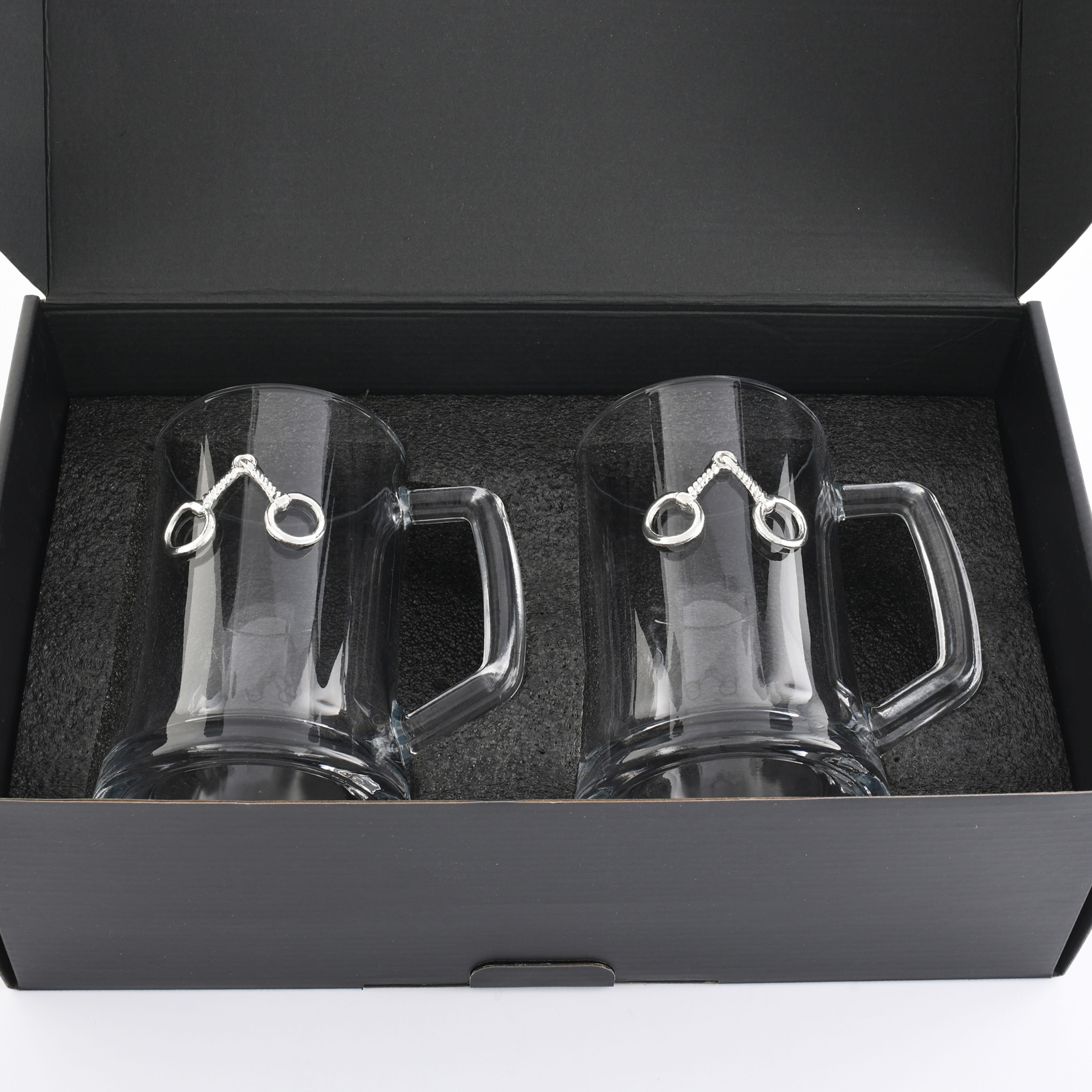 Equestrian Bit Beer Mugs - Set of 2  