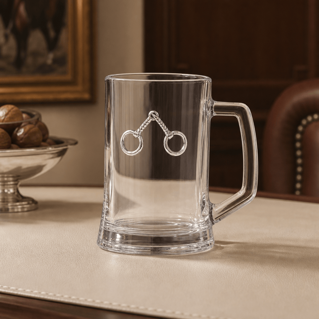 Equestrian Bit Beer Mugs - Set of 2