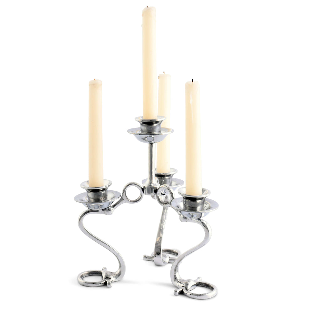 Equestrian Bit Four Light Candlestick - Equine Exchange Tack Shop