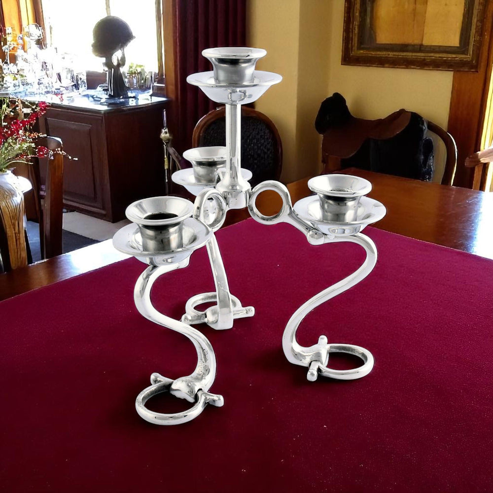 Equestrian Bit Four Light Candlestick - Equine Exchange Tack Shop