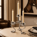 Equestrian Bit Four Light Candlestick  