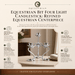 Equestrian Bit Four Light Candlestick  