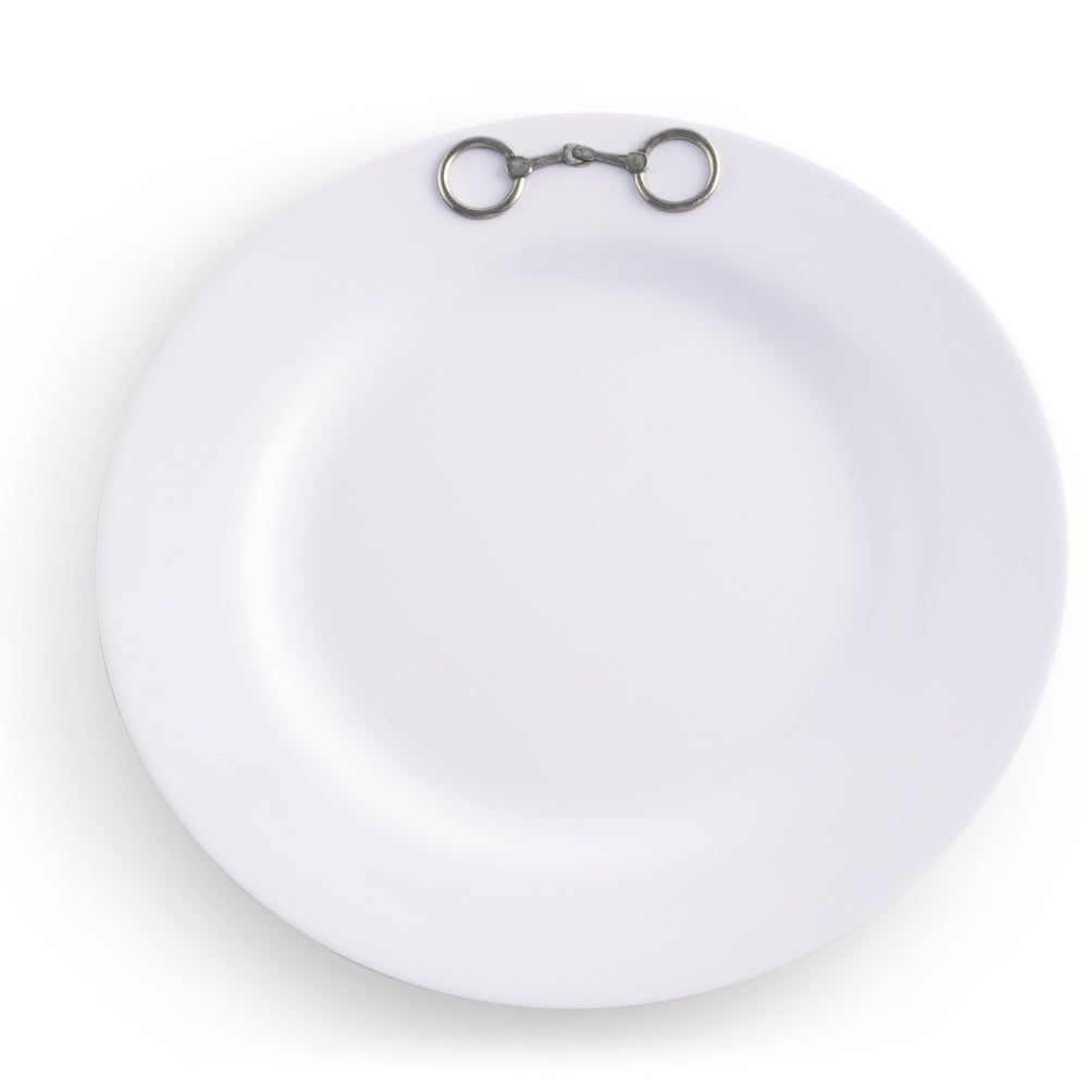 Equestrian Bit Melamine Lunch Plates - Set of 4 - Equine Exchange Tack Shop