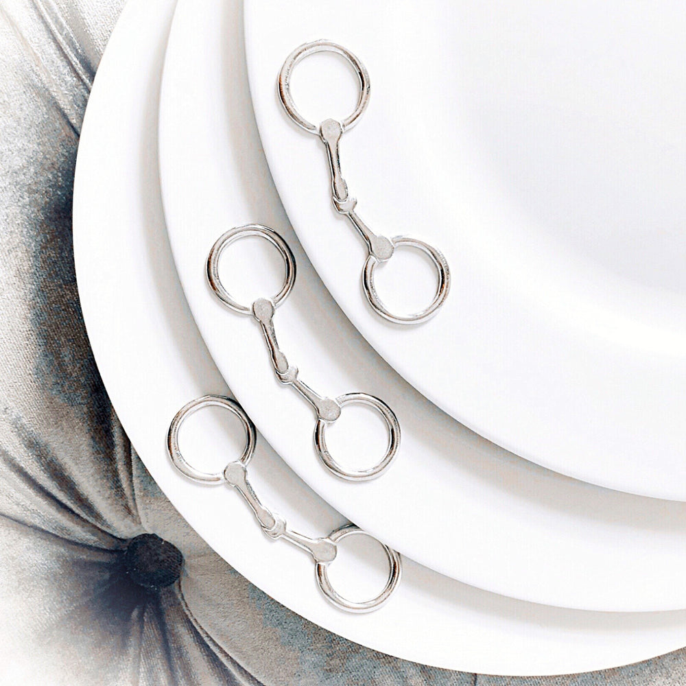 Equestrian Bit Melamine Lunch Plates - Set of 4 - Equine Exchange Tack Shop