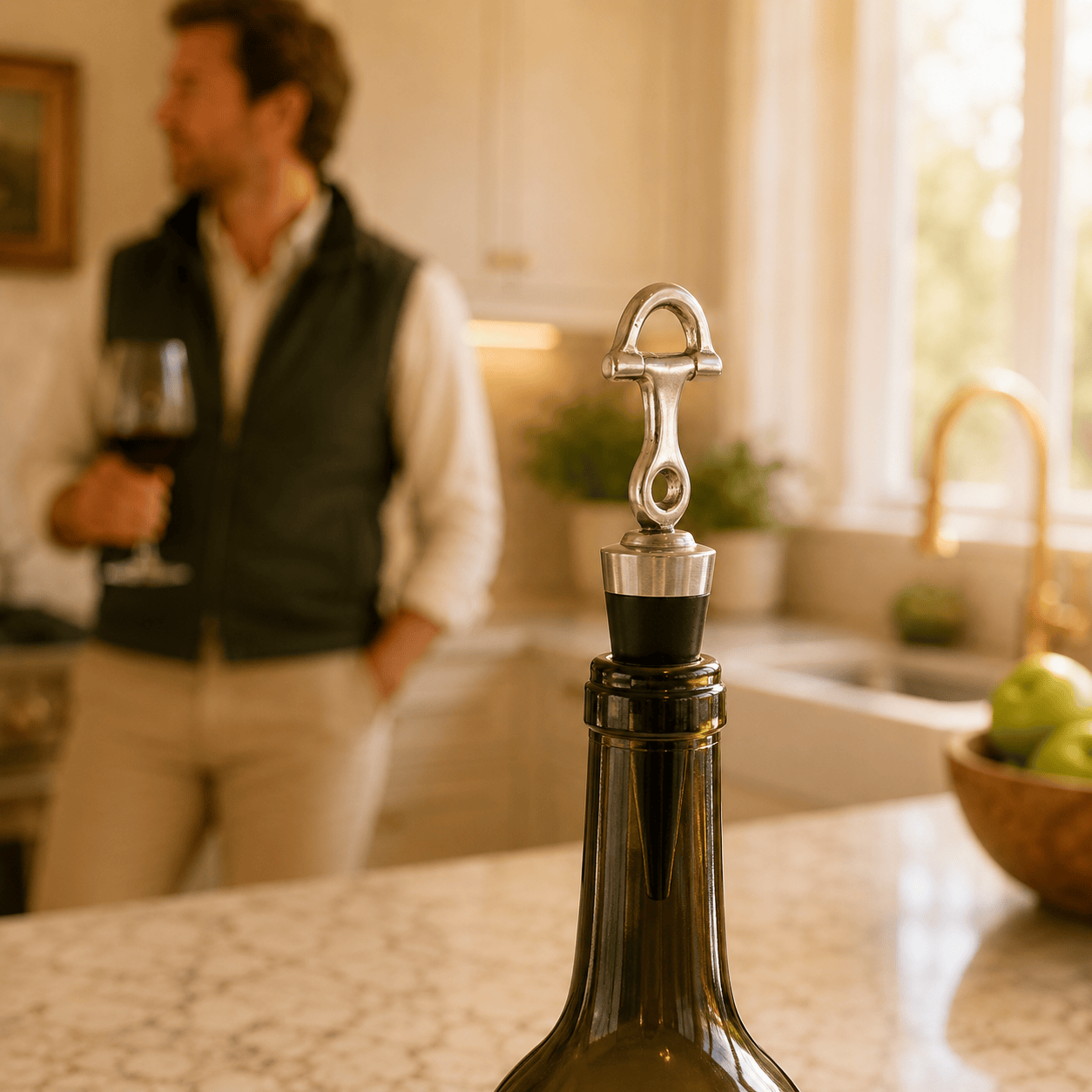 Equestrian Bottle Stopper