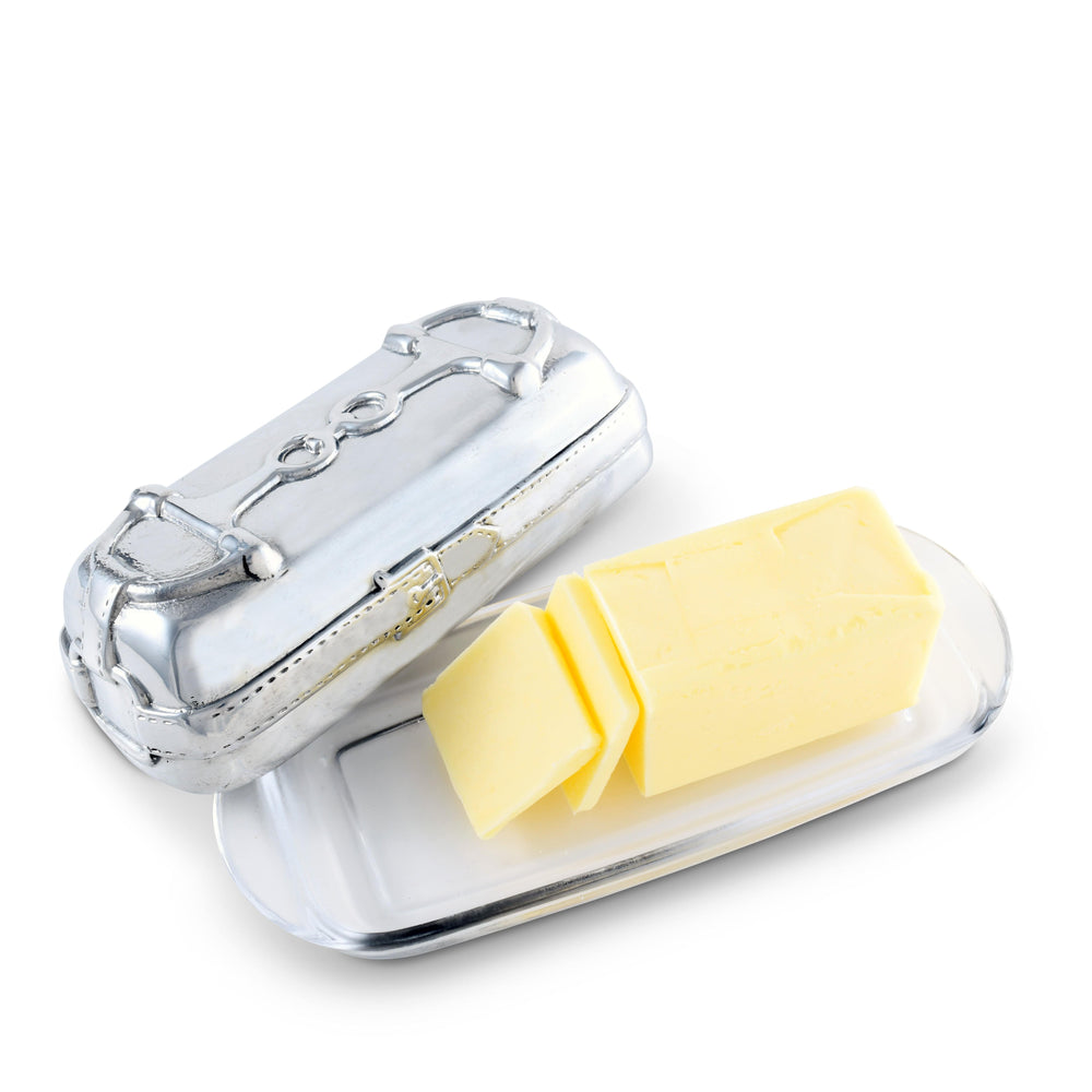 Equestrian Butter Dish - Equine Exchange Tack Shop