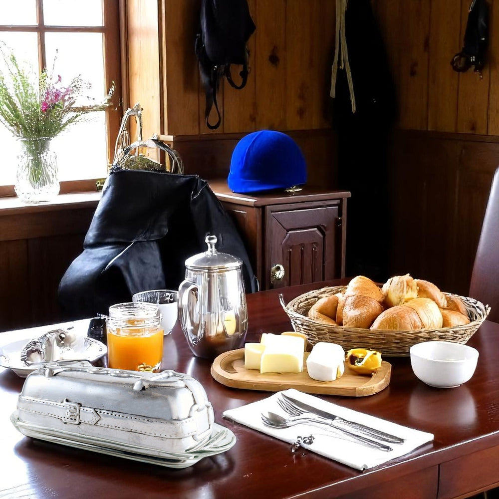 Equestrian Butter Dish - Equine Exchange Tack Shop