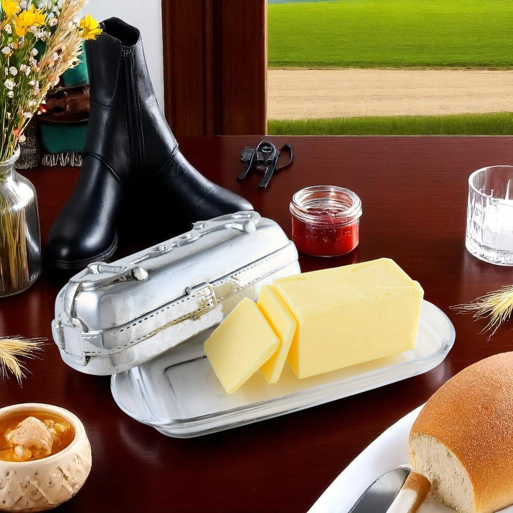 Equestrian Butter Dish - Equine Exchange Tack Shop