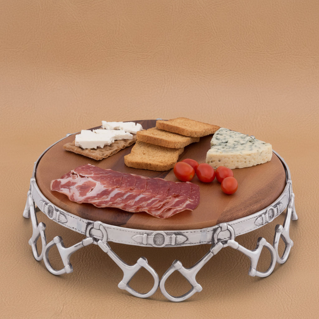 Equestrian Cheese Pedestal