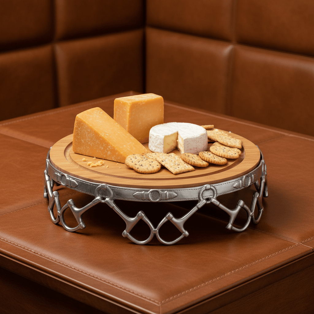 Equestrian Cheese Pedestal