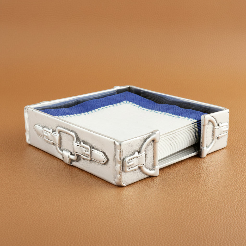 Equestrian Cocktail Napkin Box