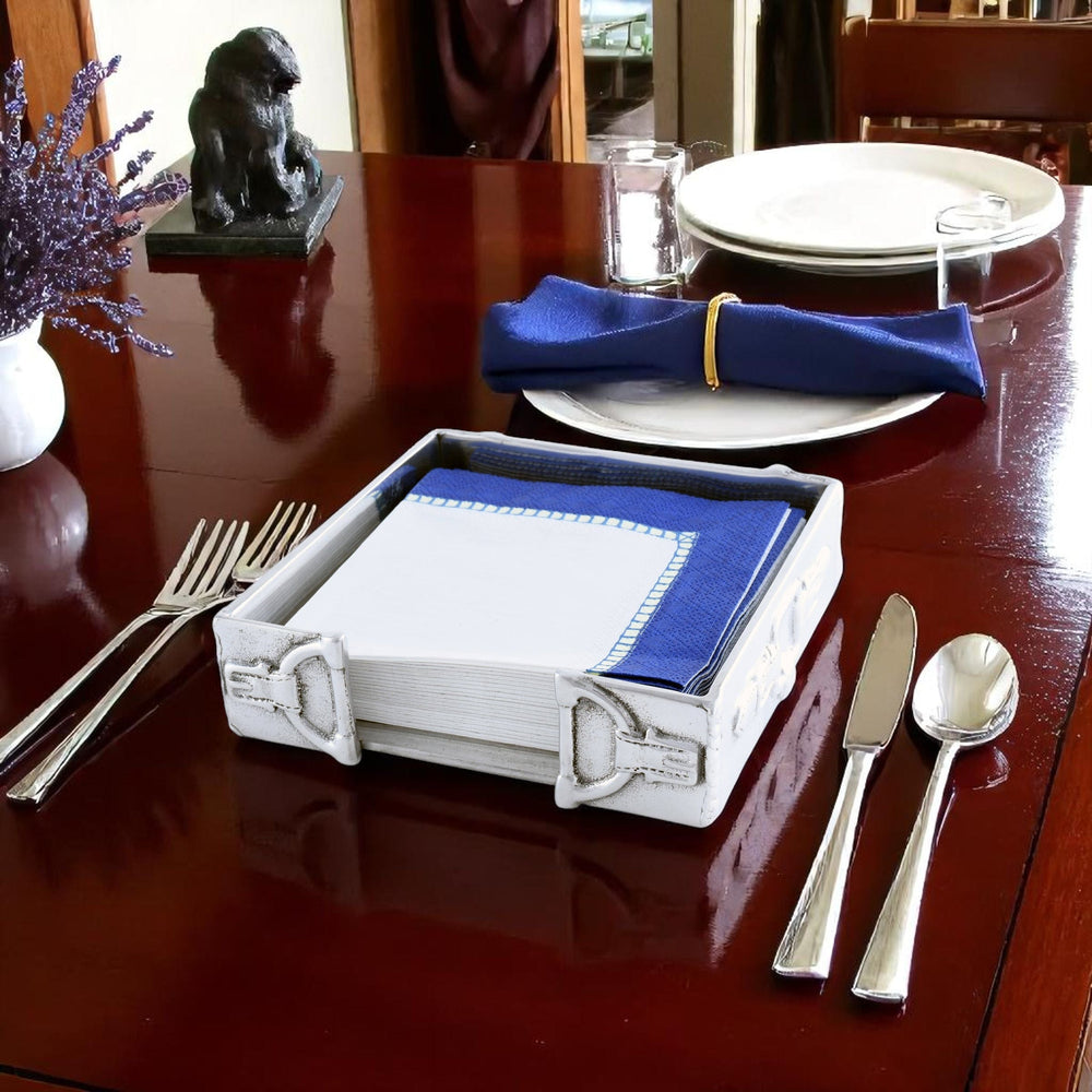 Equestrian Cocktail Napkin Box - Equine Exchange Tack Shop