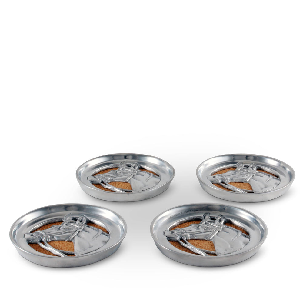 Equestrian Drink Coaster Set of 4 - Equine Exchange Tack Shop