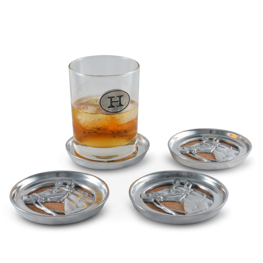 Equestrian Drink Coaster Set of 4 - Equine Exchange Tack Shop