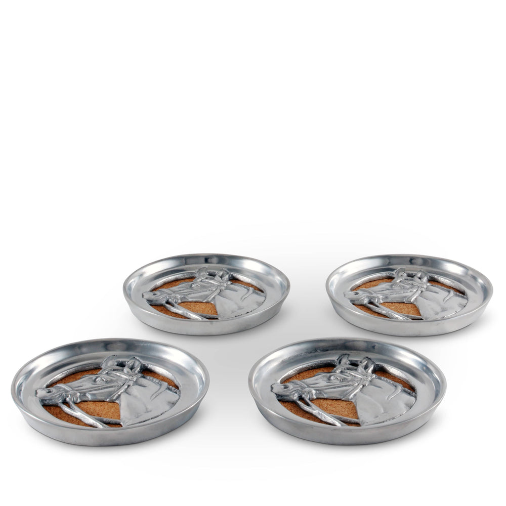 Equestrian Drink Coaster Set of 4 - Equine Exchange Tack Shop