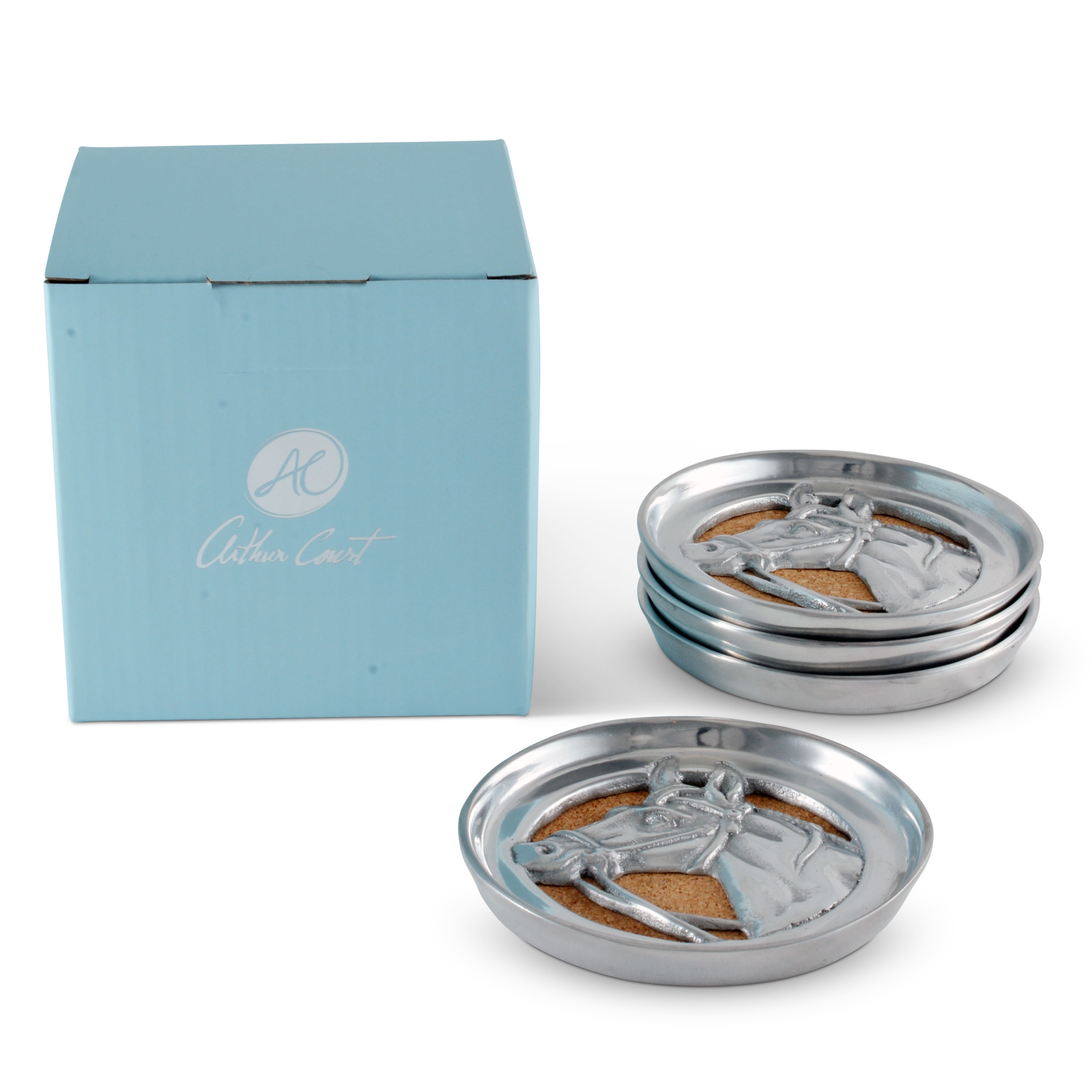 Equestrian Drink Coaster Set of 4