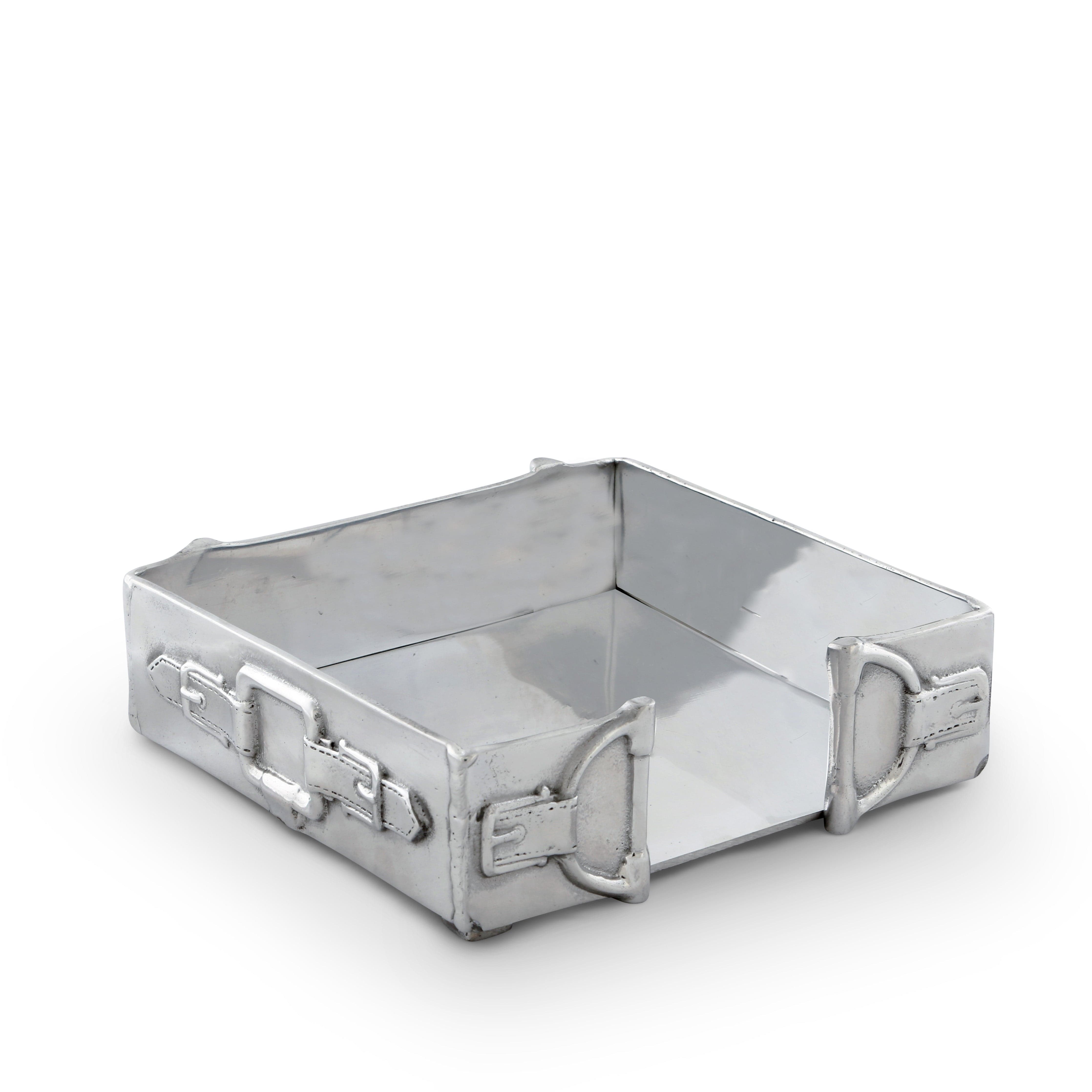 Equestrian Luncheon Napkin Box - Equine Exchange Tack Shop