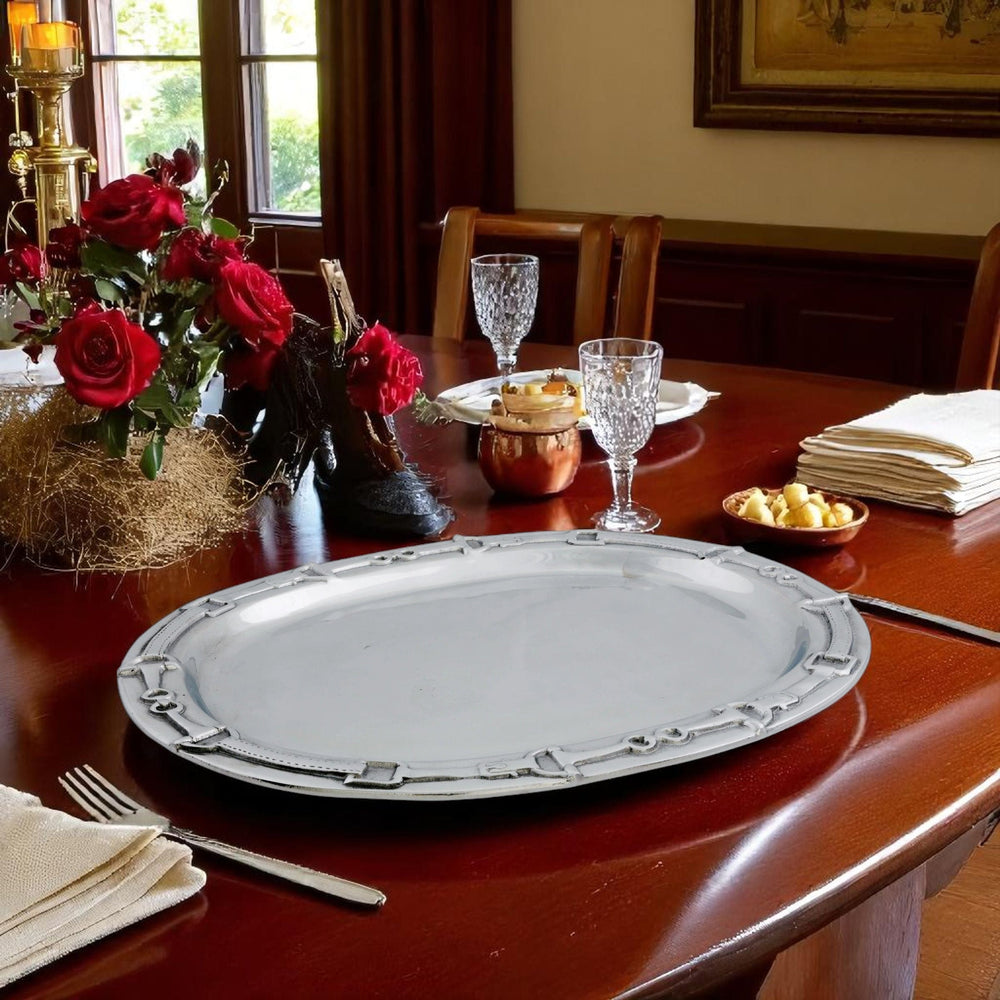 Equestrian Oval Platter - Equine Exchange Tack Shop