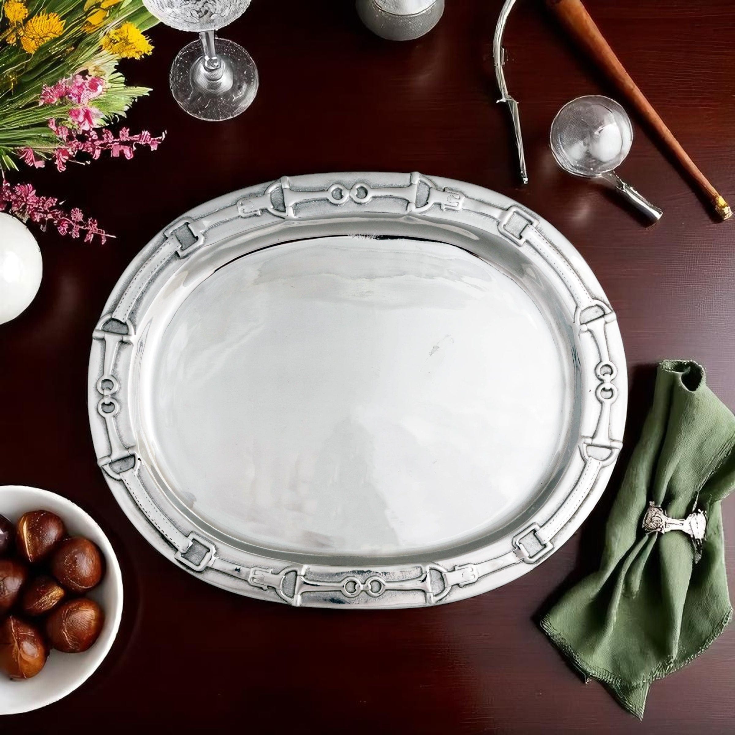 Equestrian Oval Platter - Equine Exchange Tack Shop