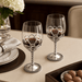Equestrian Pair of Wine Glasses  