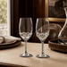 Equestrian Pair of Wine Glasses  