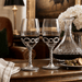 Equestrian Pair of Wine Glasses  