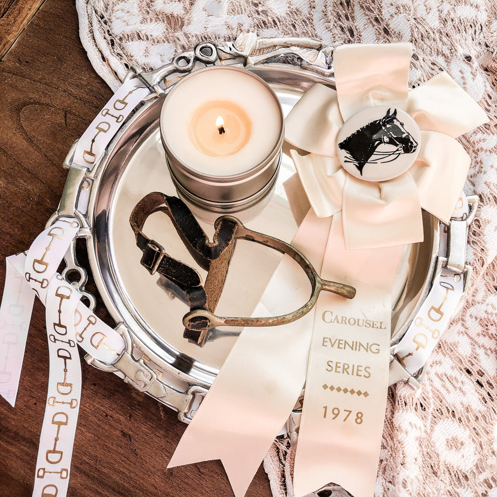 Equestrian Round Tray 12 - Equine Exchange Tack Shop