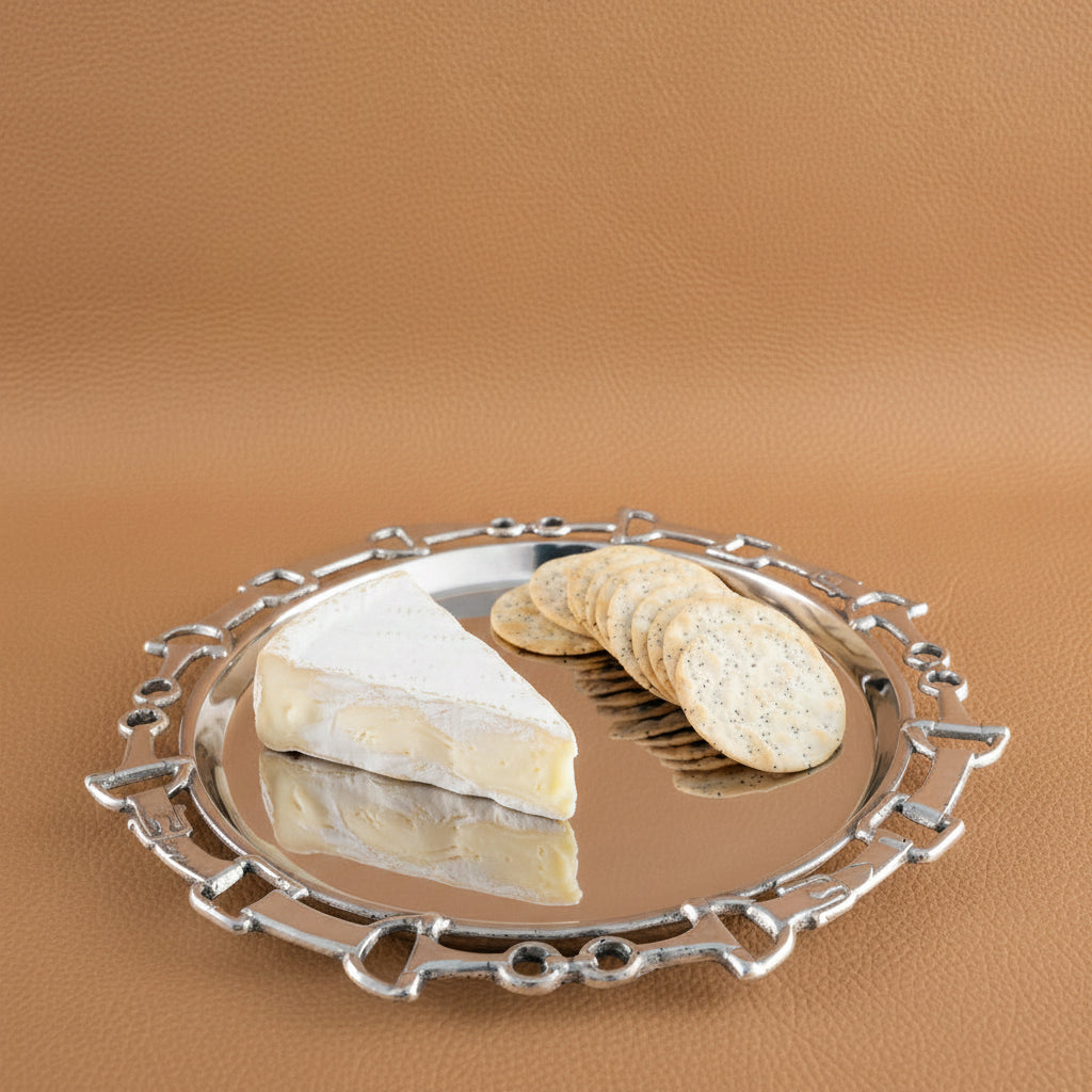 Equestrian Round Tray 12