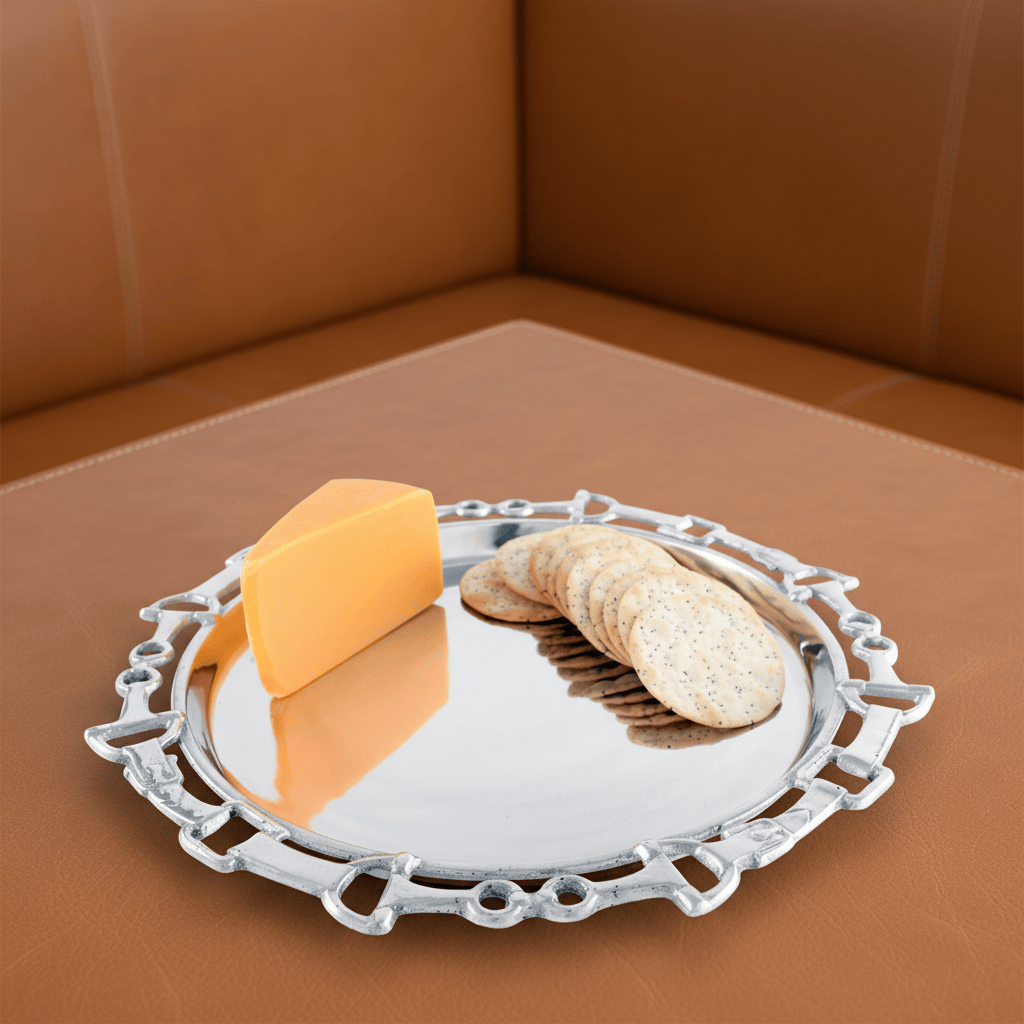 Equestrian Round Tray 12