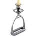 Equestrian Stirrup Candlestick - Equine Exchange Tack Shop
