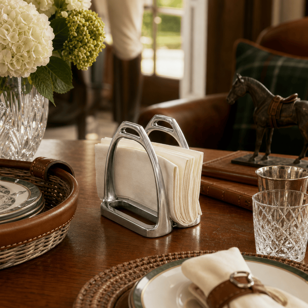Equestrian Stirrup Napkin Holder