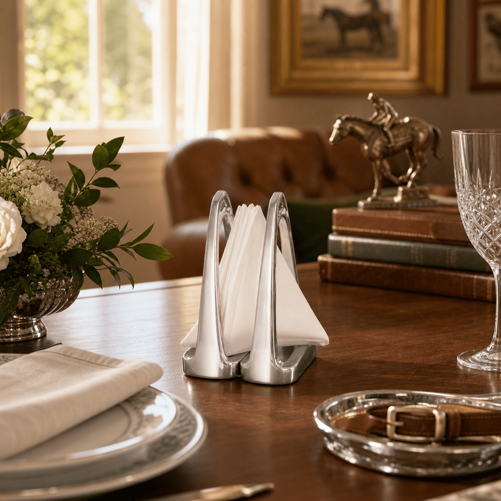 Equestrian Stirrup Napkin Holder