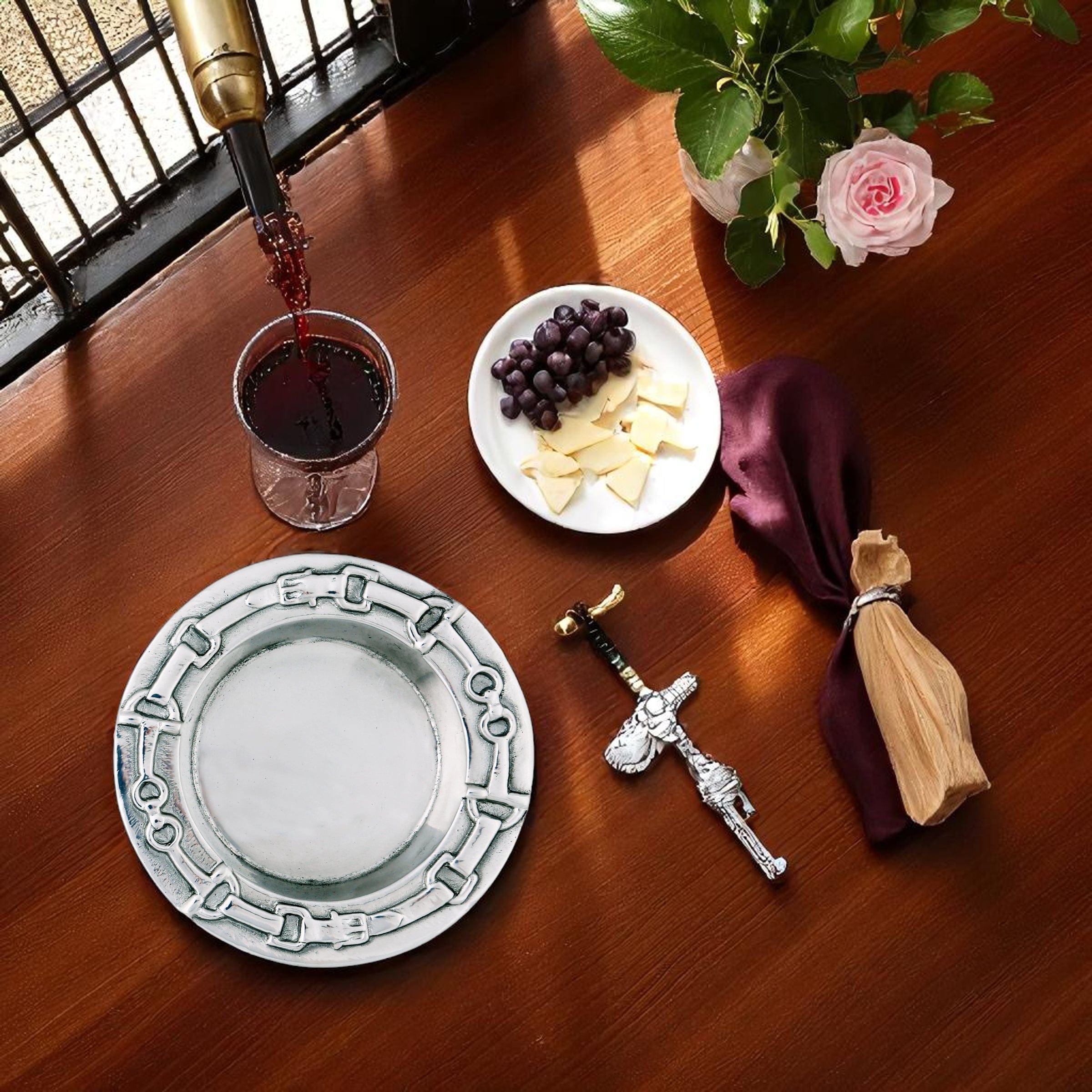 Equestrian Wine Coaster - Equine Exchange Tack Shop