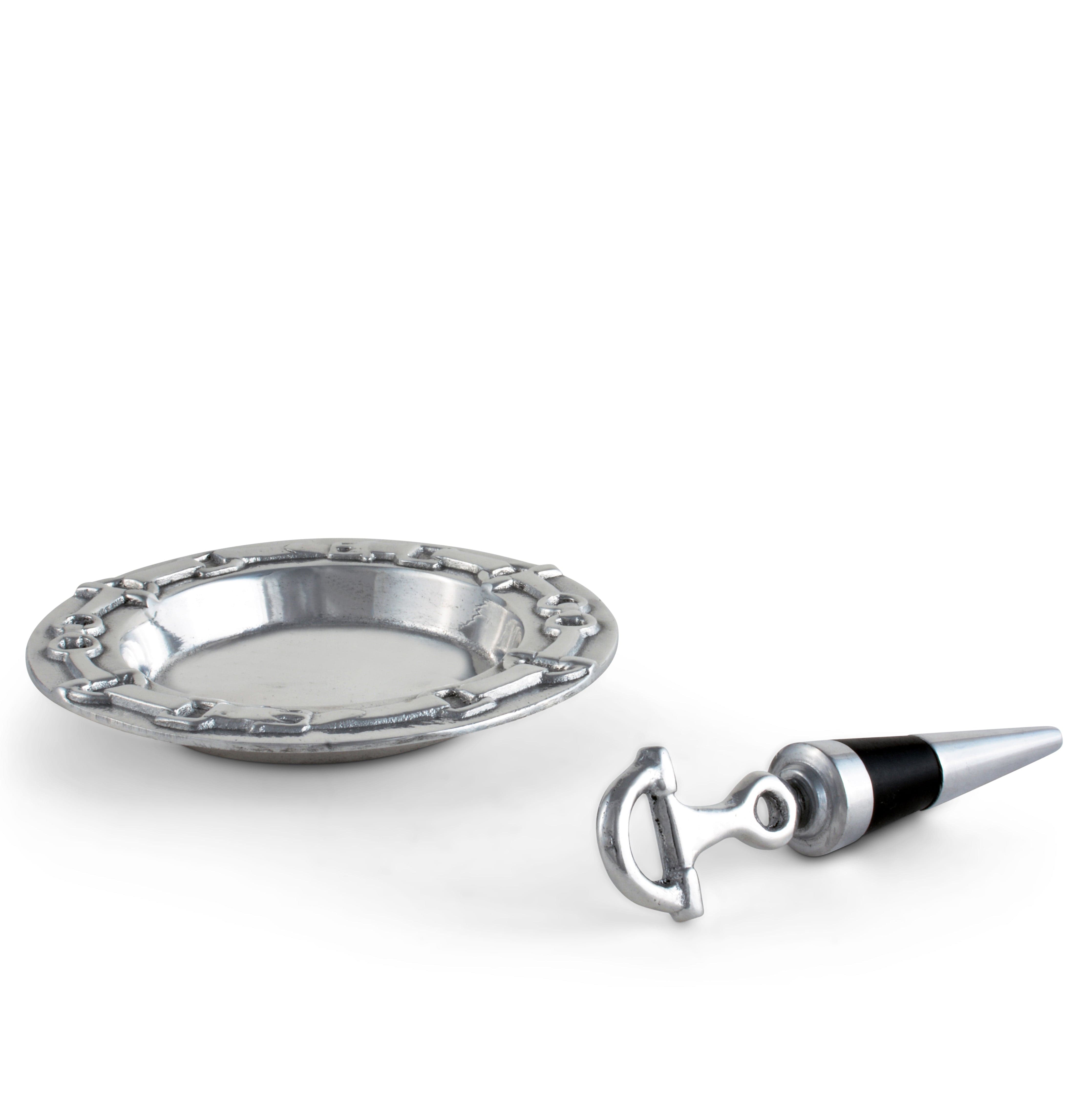 Equestrian Wine Coaster and Stopper Set - Equine Exchange Tack Shop