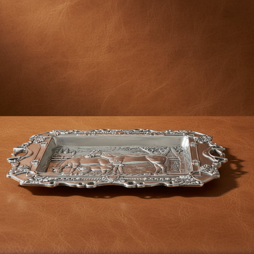 Grazing Horses Parlor Tray