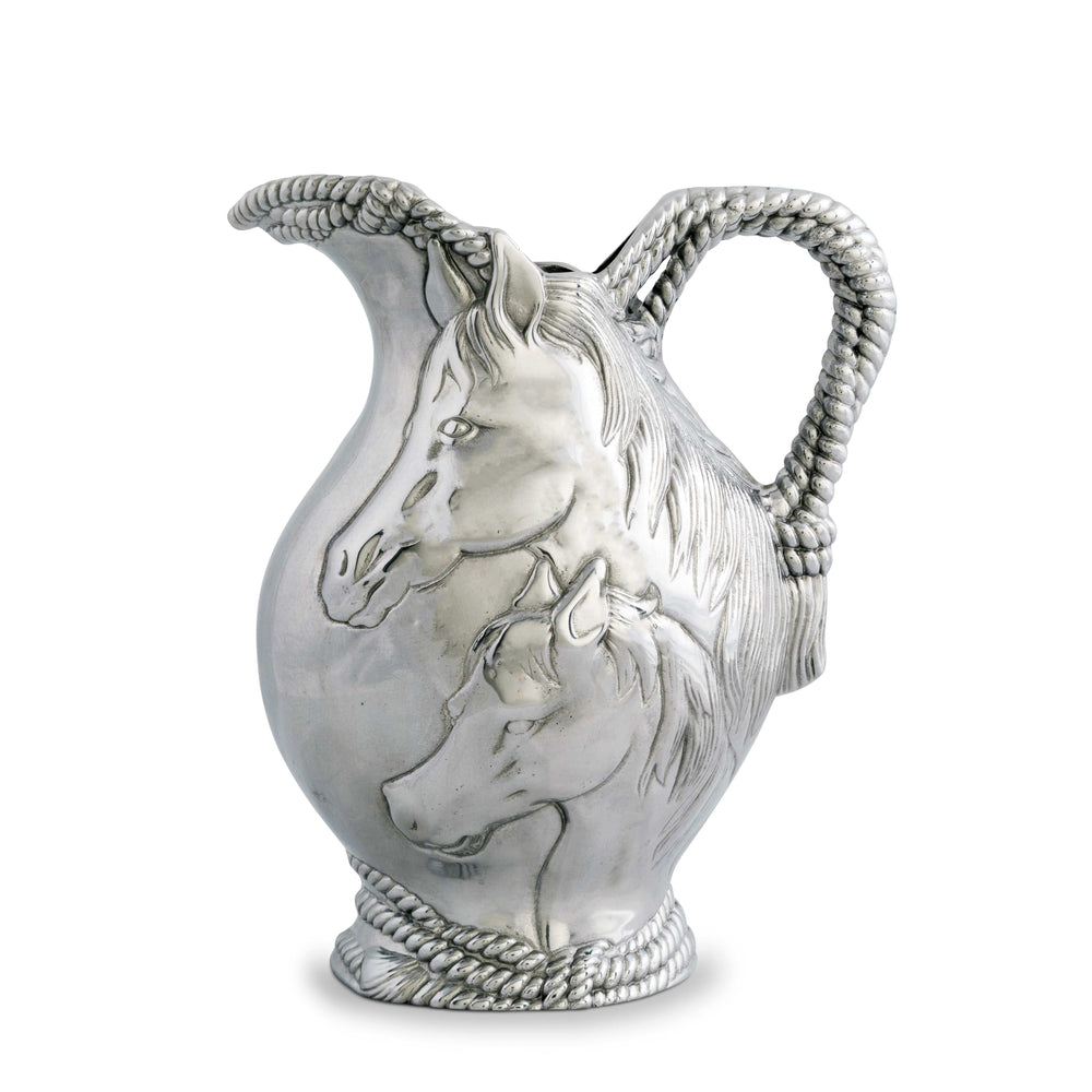 Horse and Rope Pitcher - Equine Exchange Tack Shop