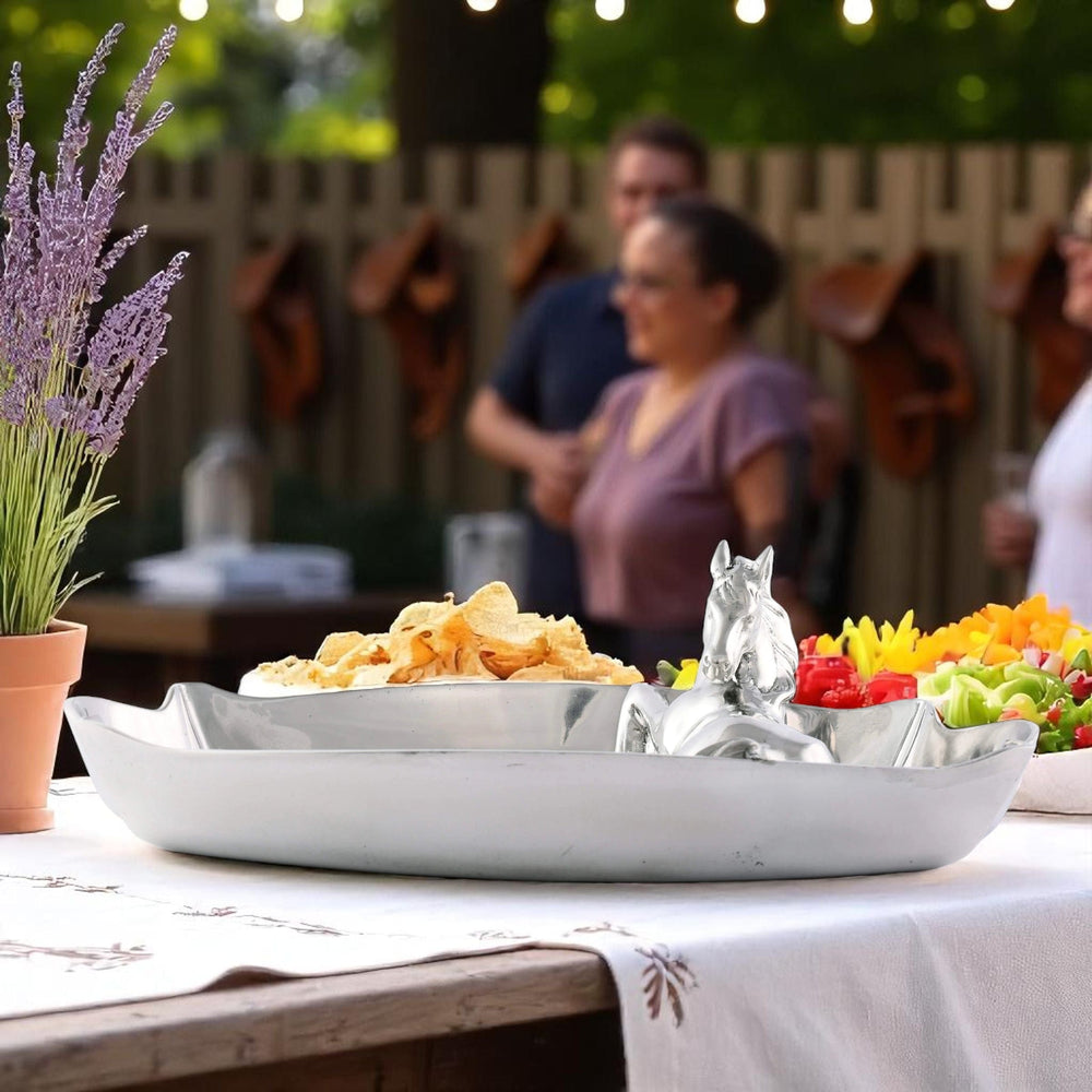 Horse Figural Chip and Dip - Equine Exchange Tack Shop