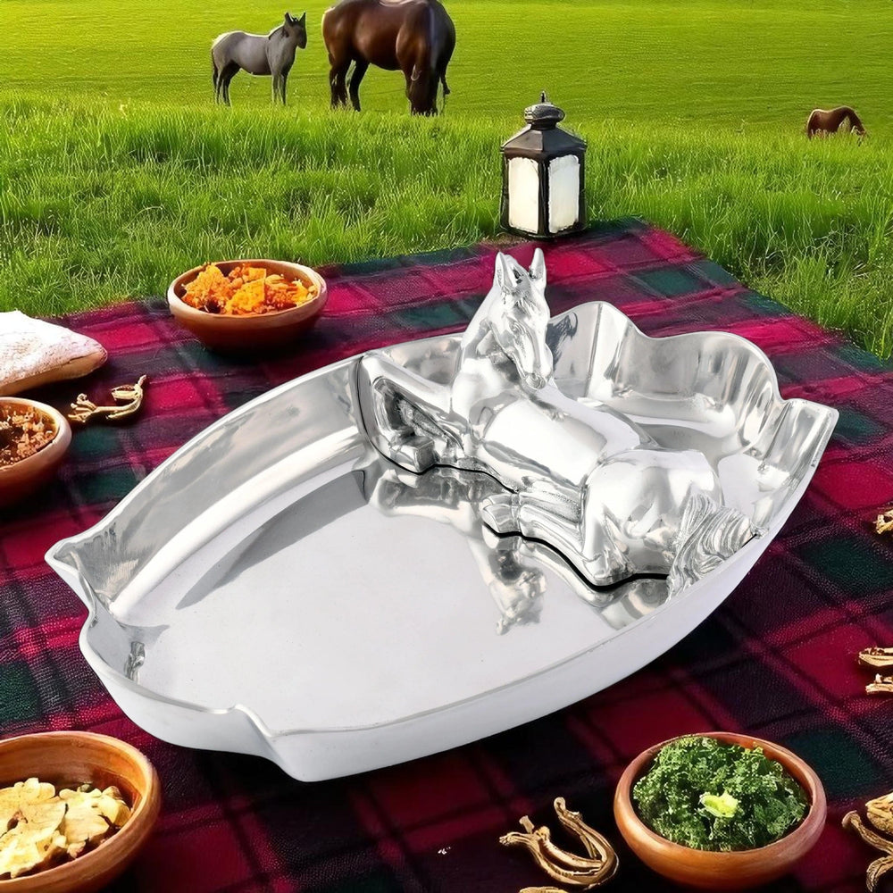 Horse Figural Chip and Dip - Equine Exchange Tack Shop