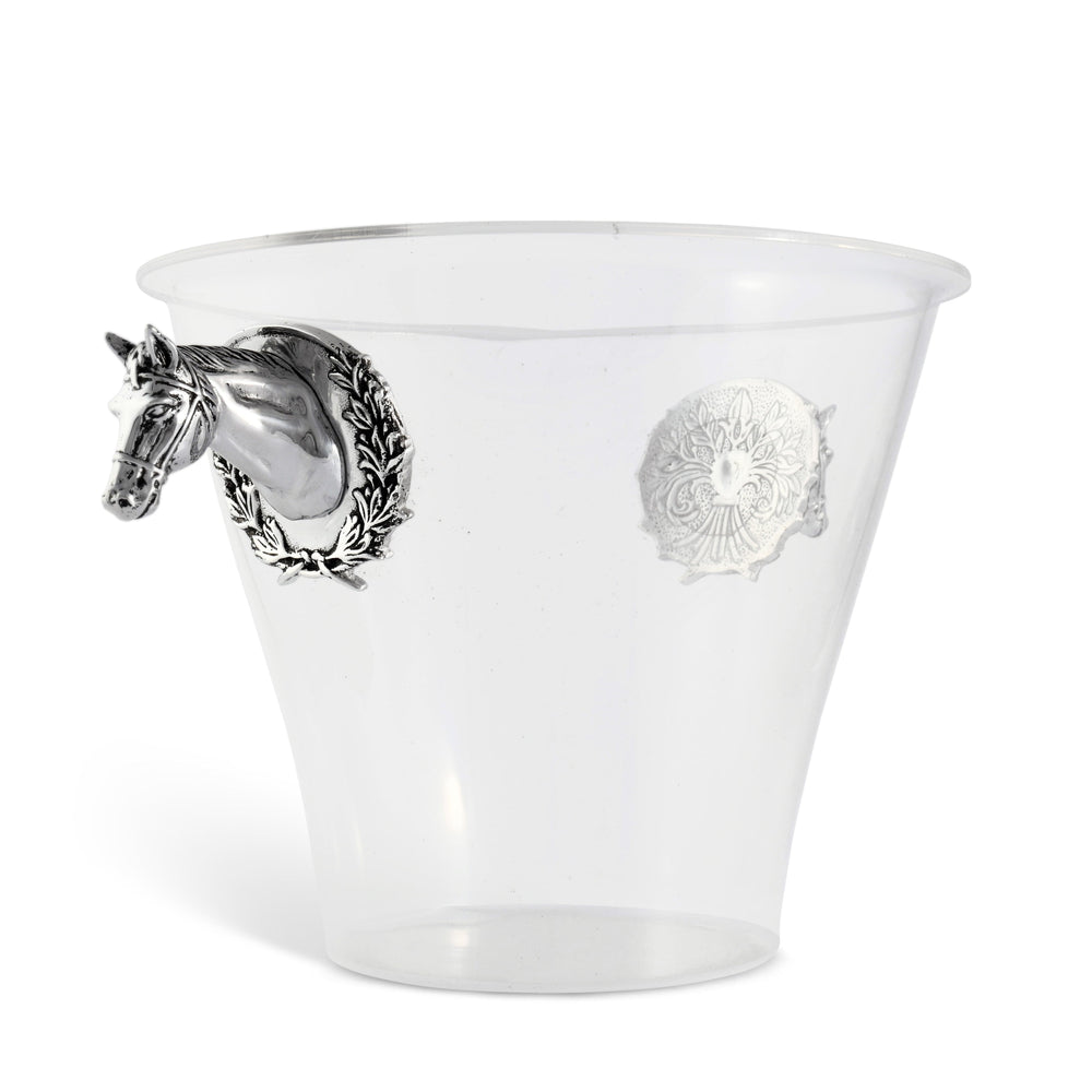 Horse Head Handle Acrylic Ice Bucket - Equine Exchange Tack Shop