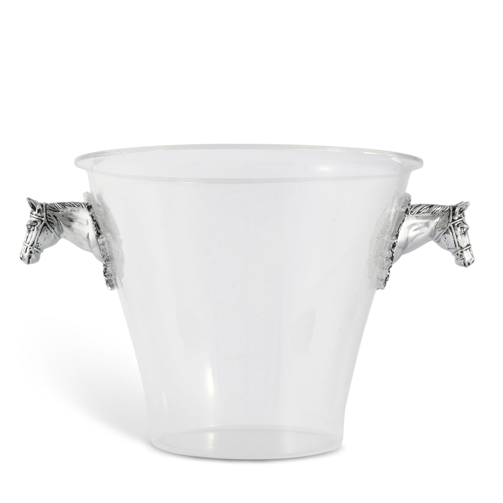 Horse Head Handle Acrylic Ice Bucket - Equine Exchange Tack Shop