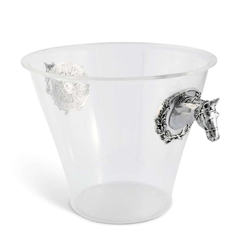 Horse Head Handle Acrylic Ice Bucket - Equine Exchange Tack Shop