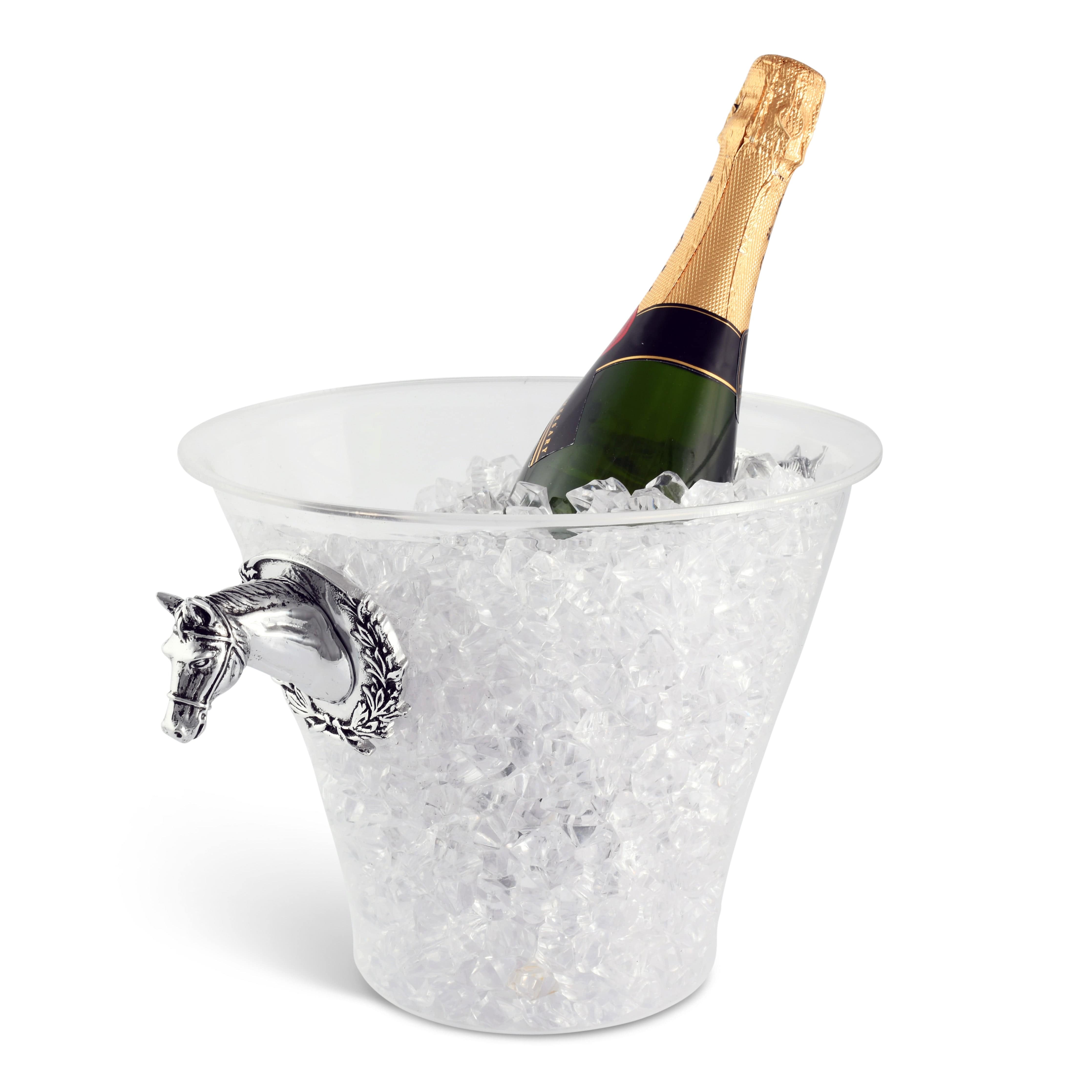 Horse Head Handle Acrylic Ice Bucket - Equine Exchange Tack Shop