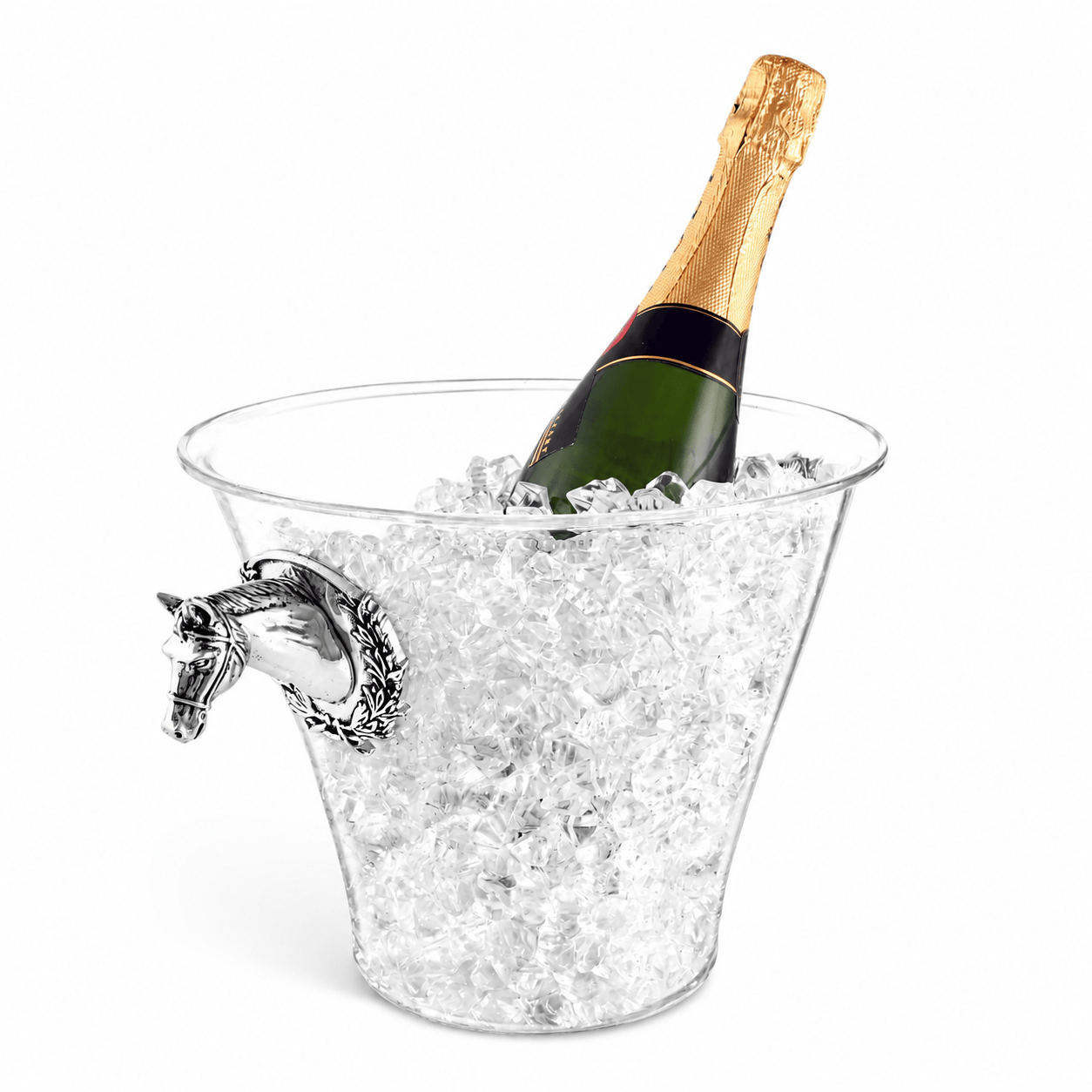 Horse Head Handle Acrylic Ice Bucket